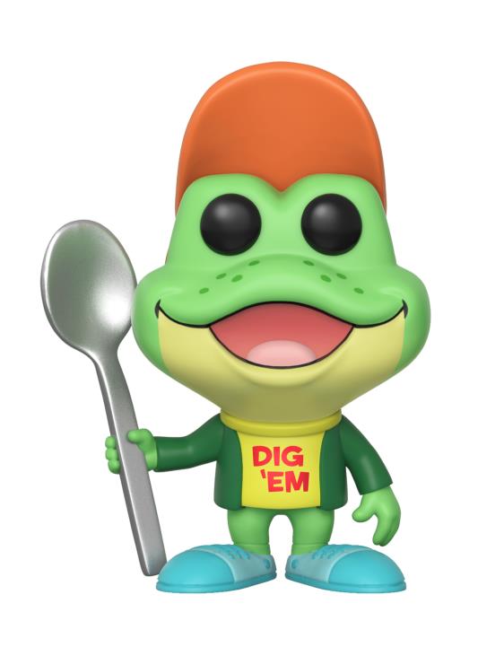 Funko Funko Large Pop! Enamel Pin - Dig Em' Frog - AD ICONS: HONEY SMACKS - DIG EM' FROG - Kelloggs Spille Smaltate - Spilla da Collezione Carina - per gli Zaini